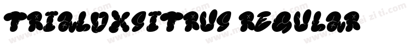 TRIALDxSitrus Regular字体转换